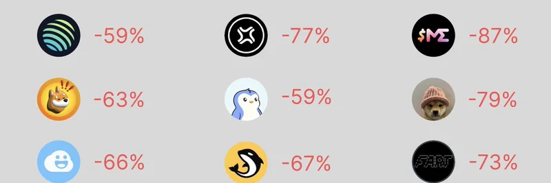 Solana Ecosystem Tokens Plunge in 2025: Insights on Meme Coins and Market Lessons