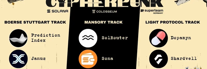 Solana Cypherpunk Demo Day in Berlin: Winners and Innovations from Superteam Germany