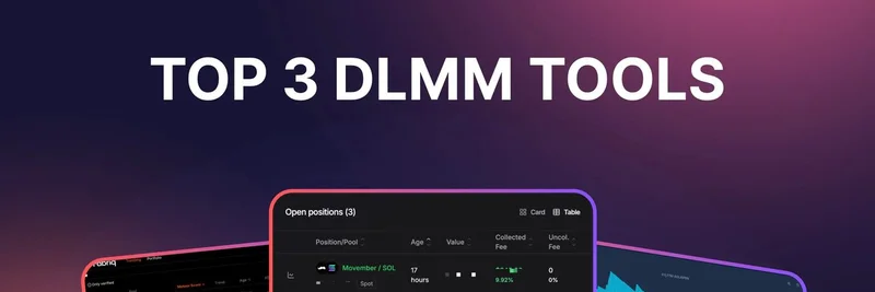 Meteora에서 유동성 제공 수익을 끌어올리는 상위 3개 DLMM 도구