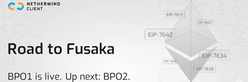 Ethereum's BPO1 Fork Goes Live: Paving the Road to Fusaka Upgrade