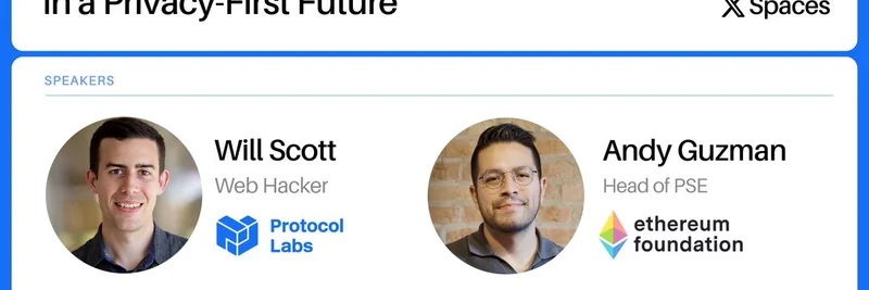 프라이버시 우선의 미래에서 데이터 주권을 탐구하는 Protocol Labs: X Space 인사이트