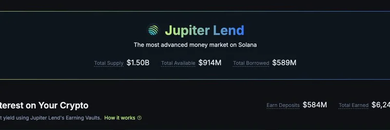 Jupiter Lend 在 SOL 下跌 20% 时供给激增 10%——这对 DeFi 与 meme 币意味着什么