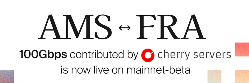DoubleZero 通过 Cherry Servers 增加 300Gbps 带宽：新的欧洲线路已上线
