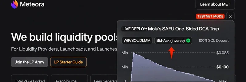 Molu의 SAFU 한쪽 DCA 트랩: 변동성 큰 Solana 밈 토큰용 Bid-Ask 에디션