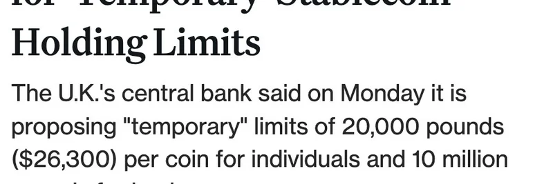 Bank of England Sets Temporary Stablecoin Limits: Impact on Meme Coin Traders