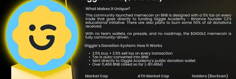 GiggleFund: The Memecoin Revolutionizing Crypto Donations for Education on BNB Chain
