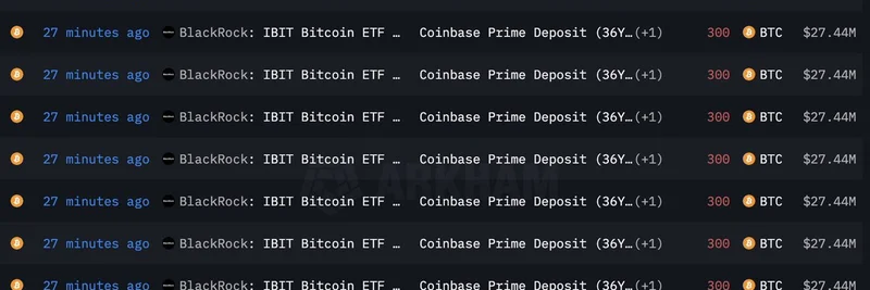 ブラックロックがCoinbase Primeに8.16億ドル相当のBTCとETHを預け入れ：ミームコイン市場への影響