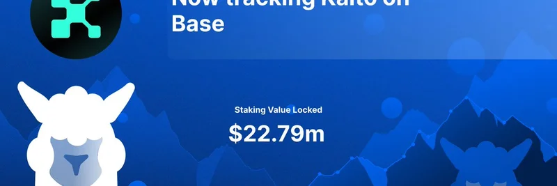DefiLlama Starts Tracking Kaito Staking on Base: Boost for AI-Driven Crypto Projects