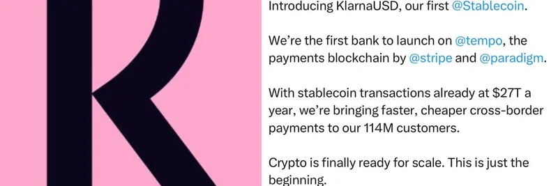 Klarna Launches KlarnaUSD Stablecoin: What It Means for Meme Tokens and Crypto Payments