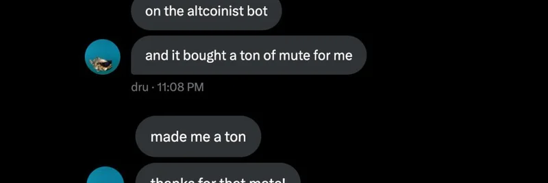 Altcoinist 机器人：用户用 2/3 ETH 在 $MUTE 交易中获得巨额收益