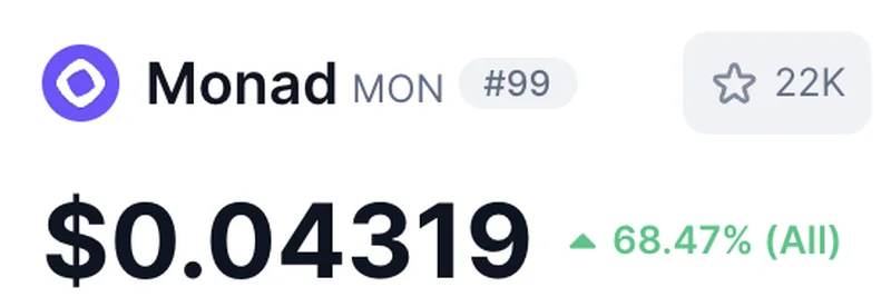 Monad MON Token Bucks Airdrop Dump Trend: Surging on Solana From Day One