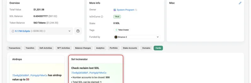 Solscan Introduces Sol Incinerator: Reclaim Lost SOL from Unused Token Accounts