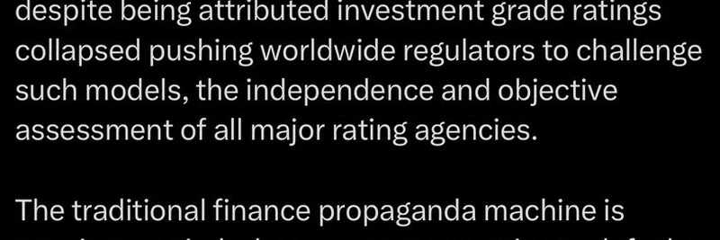 テザーCEOパオロ・アルドイーノ、S&Pの格下げに反撃：「あなた方の軽蔑を誇りに思う」