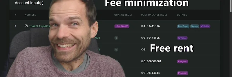 Solana Fee Minimization and Free Rent: Optimizing Anchor Programs for Meme Tokens
