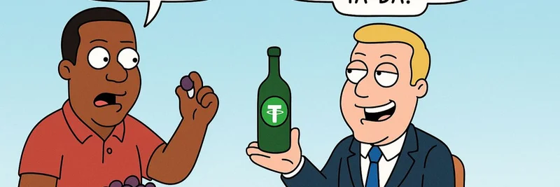 テザーの「腐ったぶどうをワインに」ミームが最新のUSDT支払い能力FUDを完璧に突く