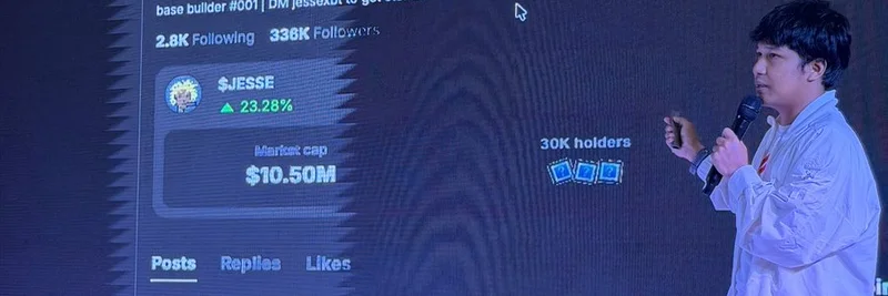 Base 创作者币成为焦点：Jesse Pollak 的 $10M 代币在 Ekraf 设计节上闪耀