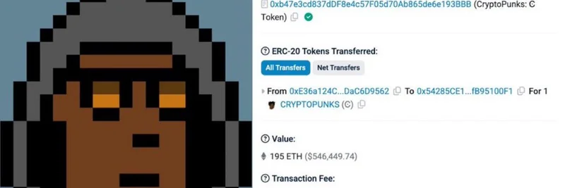 CryptoPunk #1925 が195 ETHで落札：この54.6万ドルの売買はミームトークン時代のNFT復活の兆しか？