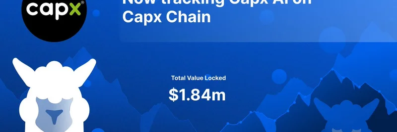 DeFiLlama Now Tracks Capx AI on Capx Chain: $1.84M TVL Milestone for ERC20 Token Launches