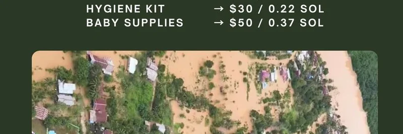 Solana 社区动员通过加密捐款援助印度尼西亚洪灾