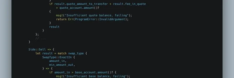 Advent of Bugs #4: 솔라나 AMM 스왑에서의 바나나-오렌지 혼동 — u64 타입 혼선 교훈