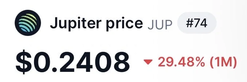 Jupiter(솔라나)의 최신 $JUP 스테이커 혜택: DTF 출시, 6천만 토큰 보너스, 소각 — 가격은 반등할까?