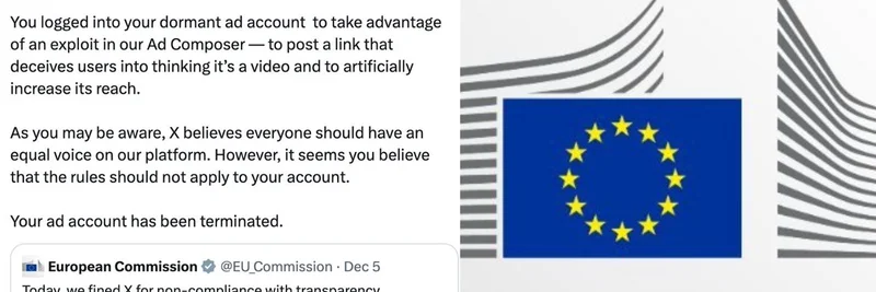 X의 니키타 비어, EU에 응수: '귀하의 광고 계정이 해지되었습니다' — DSA 벌금 드라마의 반격