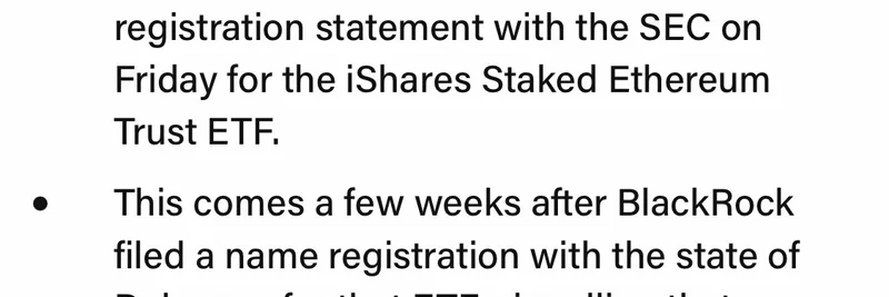 BlackRock's Staked Ethereum ETF Filing: A Game-Changer for ETH and Meme Coins?