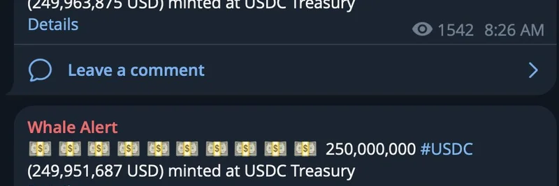 MartyPartyが注目するSolanaでの5億ドルUSDCミント：流動性の急増が強気の追い風を示唆