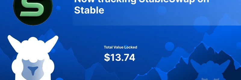DefiLlama Tracks StableSwap on Stable: Zero-Slippage Stablecoin DEX Revolutionizing DeFi Liquidity