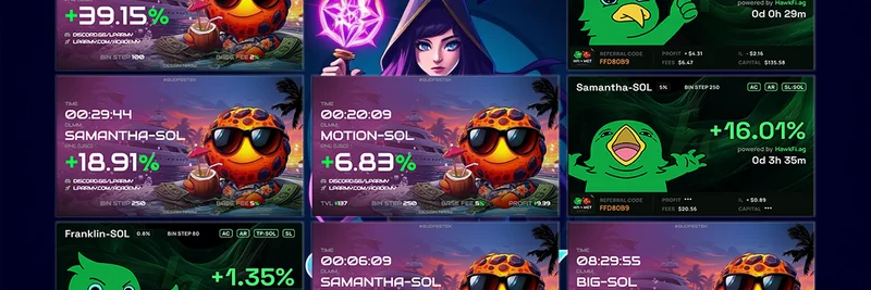 Unlocking Profits with HawkFi LP Strategy: Samantha SOL and Big SOL Dominate Meme Token Fees on Meteora