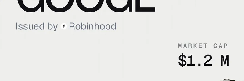GOOGLGL：Robinhood 在 Arbitrum 上将 Google 股票代币化——由表情包驱动的通往真实世界资产的加密入口